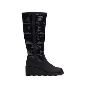 INC Womens 8 M Black Hiliah Puffy Knee High Wedge Heel Boots NIB IZ8